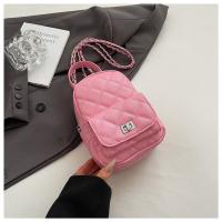 2025 nuevo Xiaoxiangfeng rombo cadena mochila bolsa mujer simple usted portátil pequeña mochila - details 8