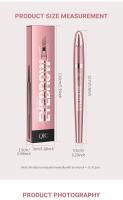Lápiz de Cejas Líquido Impermeable Punta de Garra Marrón Oscuro Herramienta de Maquillaje de Dibujo Fino para Belleza - details 11