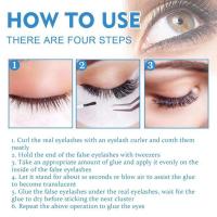 Pegamento de Pestañas de Ojos Blanco Claro Secado Rápido A prueba de agua Extensiones Duraderas - details 9