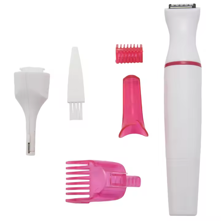 Máquina de afeitar eléctrica 5 en 1 para mujer, afeitadora para cejas, cara, axilas, Bikini - 1