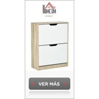 Zapatero Mueble Armario 83x30x90cm 2 Puerta Estanteria Zapatos 4 Baldas Interior y 4 Baldas Exterior - details 7