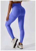Pantalones de Yoga sin costuras para mujer, mallas Push Up de cintura alta, ajustados, de secado rápido, elásticos, para entrenamiento - details 3