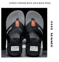 Zapatillas de los hombres de la nueva tendencia casual playa pellizcar sandalias antideslizante fondo suave resistente al desgaste de los hombres de verano chanclas - details 12
