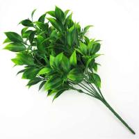 Ramas de Planta Artificial Verde 7 Branches para Jardín, Césped Falsa, Eucaliptus, Hojas de Naranja, Decoración del Hogar - details 10