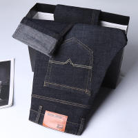 Pantalones vaqueros rectos de alta calidad para hombre, pantalón informal de negocios, trabajo diario, 28-40, otoño - details 10