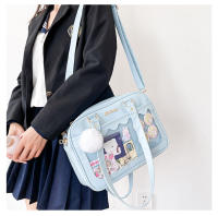 Bolso de bebé transparente suave para niña estudiante, bolso de hombro pequeño, bolso cuadrado, bolso de mensajero bidimensional - details 31