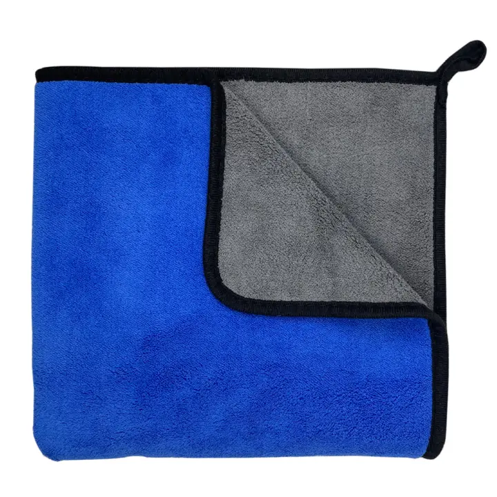 Toalla para Mascotas de Secado Rápido y Absorción de Agua en Azul con Material de Fibra Suave Adecuado para Perros y Gatos - 1
