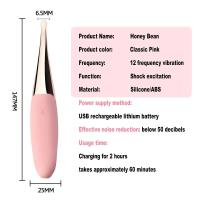 OLOEY Vibrador Impermeable 12 Frecuencias Masajeador Portátil para Adultos Juguete Sensual de Salud - details 4