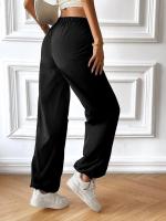 Pantalones elásticos de pierna ancha para mujer Ropa de moda de otoño y primavera - details 6