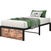 Cama con Plataforma de Metal, Marco de Cama de 140 x 200 cm, Cama de Metal con somier de láminas de Metal, Moderna Cama de Metal para Adultos, niños, Adolescentes, fácil Montaje - details 64