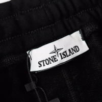 Pantalones Cortos de Logo Bordado de Stone Island Verano Pantalones Deportivos Casuales para Hombres, Cinco Bolsillos, Algodón Desgastado y Tendencia - details 1