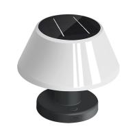 Lámpara Solar de mesa para exteriores, luz nocturna inalámbrica regulable, impermeable, para jardín, escritorio interior - details 0