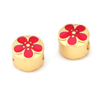 Pulseras de Brass Dorado Mate 4PCS Grande Agujero Abalorios para Hacer Joyas DIY - details 164
