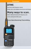 Quansheng-walkie-talkie portátil UV 5R Plus, Radio Am Fm bidireccional, conmutador, estación VHF, receptor K5, juego inalámbrico Ham de largo alcance - details 9
