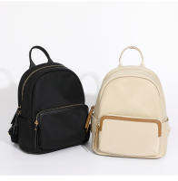 Bolso de moda casual versátil de color sólido, nueva mochila de viaje premium con cremallera, bolso de mujer de lujo ligero. - details 5