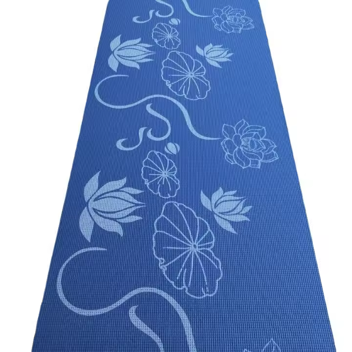 Esterilla de Yoga con estampado de PVC4mm, alfombrilla de fitness deportiva con absorción de impacto, silenciosa, suministro de comercio exterior - 1