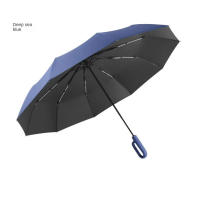 Paraguas reforzado Extra grande, resistente al viento, resistente a la lluvia, doble propósito, resistente a los rayos UV, totalmente automático, hebilla de anillo - details 16
