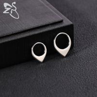 ZS-anillo de nariz de acero inoxidable con forma de triángulo invertido, Piercings minimalistas para el tabique, pendiente, Piercing corporal, joyería de 8/10MM, 16G, 1 unidad - details 3