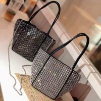 Moda super flash plata cena bolso bolso de diamantes de imitación bolso de diamantes banquete - details 3