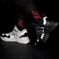 Zapatos deportivos reflectantes de alta calidad para hombre, con cómodo forro de malla y cordones, para verano, primavera y otoño - details 8