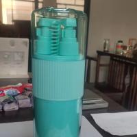 Taza de pasta de dientes multifunción ligera, taza de viaje portátil compacta de plástico, almacenamiento de champú, taza de Camping a prueba de fugas - details 1
