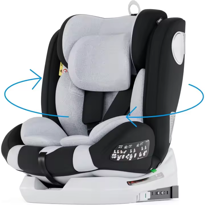 para Bebés y Niños, 0 Meses - 12 Años, Desde 40-150 cm Ajustable 360º, Asiento Portátil y Seguro - 1
