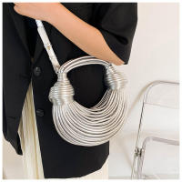 Nuevo Bolso de mano tejido a mano para pan y fideos, con cable eléctrico, para hombro, - details 35