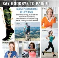 Calcetines deportivos largos de compresión para hombre y mujer, medias deportivas de 20-30mmHg para maratón, ciclismo, fútbol, ​​venas varicosas, cuidado del embarazo - details 11