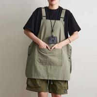 Barbero japonés impermeable al aire libre, cafetería, delantal de catering, ropa de trabajo de cocina doméstica unisex - details 2