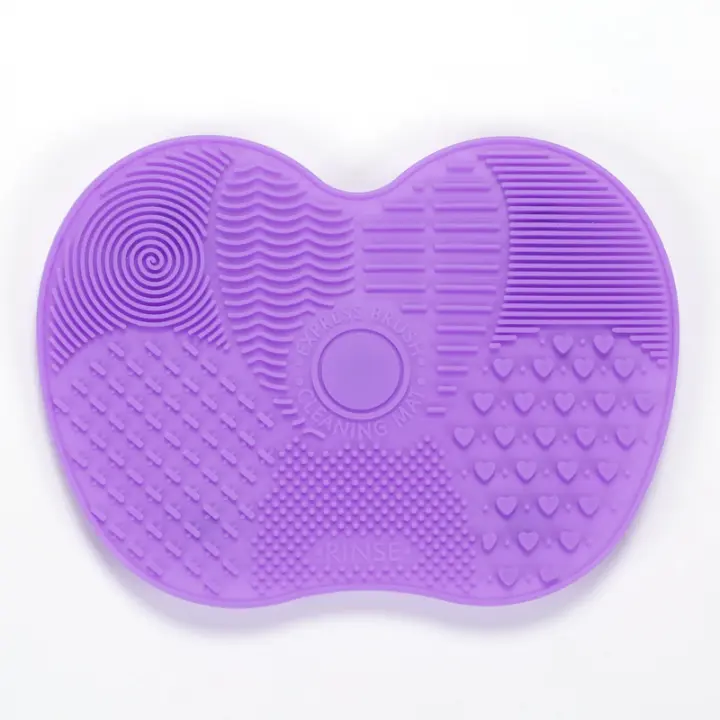 Almohadilla de Limpieza para Brochas Cosméticas de Silicona con Ventosa para Limpieza de Apple Herramienta de Limpieza de Alta Eficacia - 1