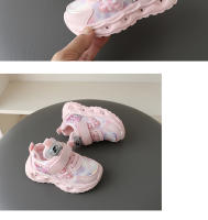 Zapatos de niñas primavera y otoño nuevas luces zapatos deportivos de 1-3 años de edad 2 zapatos de bebé zapatos de viaje de cuero transpirable suela suave - details 8
