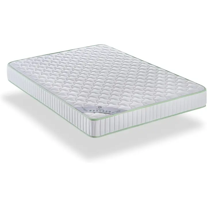 Deporte - Colchón Eliocel adaptable, apto cama Nido, Antiácaros, Antideformaciones. Medida 90x200. Altura 14cm. - 1