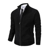 Cárdigans de otoño e invierno, suéteres con cuello levantado para hombre, suéteres de chenilla, prendas de vestir exteriores, ropa de hombre - details 8