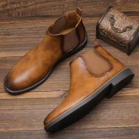 40 ~ 46 Botas Chelsea para hombre Botas retro cómodas de moda para hombre - details 13