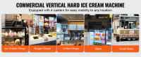 SucceBuy Máquina de Helados Comercial, 18 L/H, 1600W, Sabor Único, Cilindro de Acero Inoxidable de 6L, Limpieza Automática, Panel LED, para Restaurantes y Snack Bars - details 4