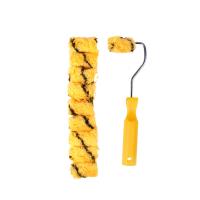 Rodillo de pintura pequeño de 5,08 cm, juego de mini rodillos de pintura profesional de 11 piezas para pequeños proyectos de plantillas de bricolaje, mango cómodo para pintar tuberías, vallas, muebles, paredes y más. - details 5