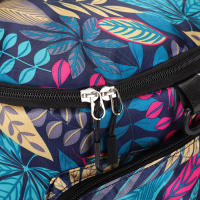 Mochila de gran capacidad para viajes con diseño de hoja y camuflaje para mujer bolsa de gimnasio para entrenamiento de yoga y fitness almacenamiento de zapatos bolsa de fin de semana - details 13
