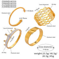 Kit de pulsera de diseño cuadriculado Pulsera de moda de Maple inoxidable surrounded para mujer Shining surface vintage Joyería de lujo - details 0