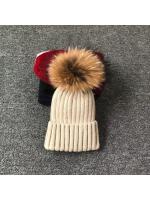 Gorro de invierno con pompones de piel para mujer, gorro de invierno para mujer y niña, gorros tejidos, gorro grueso para mujer - details 7