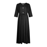 Vestido de Verano para Mujer 2024 Moda Casual con Cuello de Corbata Mangas 3/4 Botón de Cierre - details 33