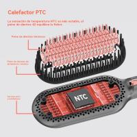 2025 nuevo anión peine alisador de pelo termostato casero cuidado del cabello pantalla táctil inteligente peine del pelo versión más amplia de la plancha de pelo - details 11