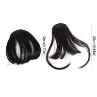 Postizo sintético Invisible, flequillo de aire 3D, extensiones de cabello con flecos falsos, flequillo superior, flequillo recto, Clip en flequillo falso para mujeres - details 2
