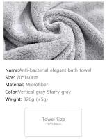 Juego de toallas de terciopelo de coral de fibra de carbón de bambú, toalla facial gruesa de alta densidad, juego de toallas de baño de microfibra - details 2