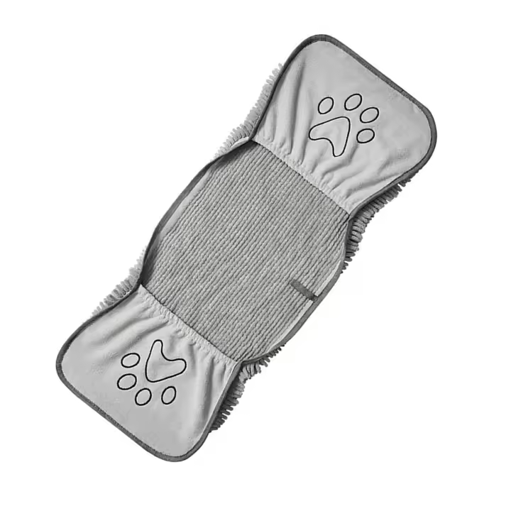Toalla de baño de microfibra para mascotas, Toalla de baño de chenilla Ultra absorbente para gatos, accesorios de limpieza para mascotas - 1