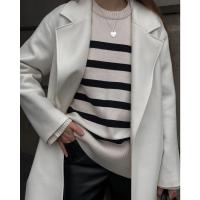 Suéter suelto de punto a rayas para mujer, jersey de manga larga con cuello redondo, ropa de calle informal, Otoño e Invierno - details 3