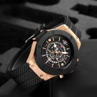 Reloj Deportivo de Cuarzo Automático MAYZHISU Resistente al Agua, Luminoso, Correa de Cuero para Hombres Elegante para Negocios - details 9