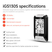 IGPSPORT-ordenador para bicicleta iGS130S con GPS, velocímetro, odómetro, Bluetooth, impermeable, navegación inalámbrica - details 7