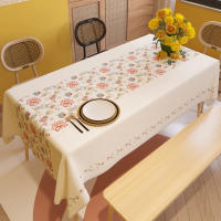 Manteles rectangulares nórdicos para decoración De fiestas, tapete bohemio con manchas impermeables - details 0