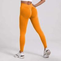 Body deportivo con espalda en V para mujer, pantalones de entrenamiento, yoga, PIESS, levantamiento de cadera, silueta elástica - details 16
