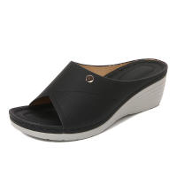 Sandalia de Plata Cómoda Tacón de Cuña Descendente para Primavera/Verano 2025 - details 1